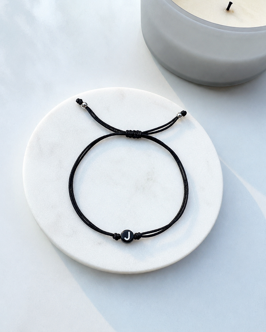 Men's Letter Adjustable String Bracelet