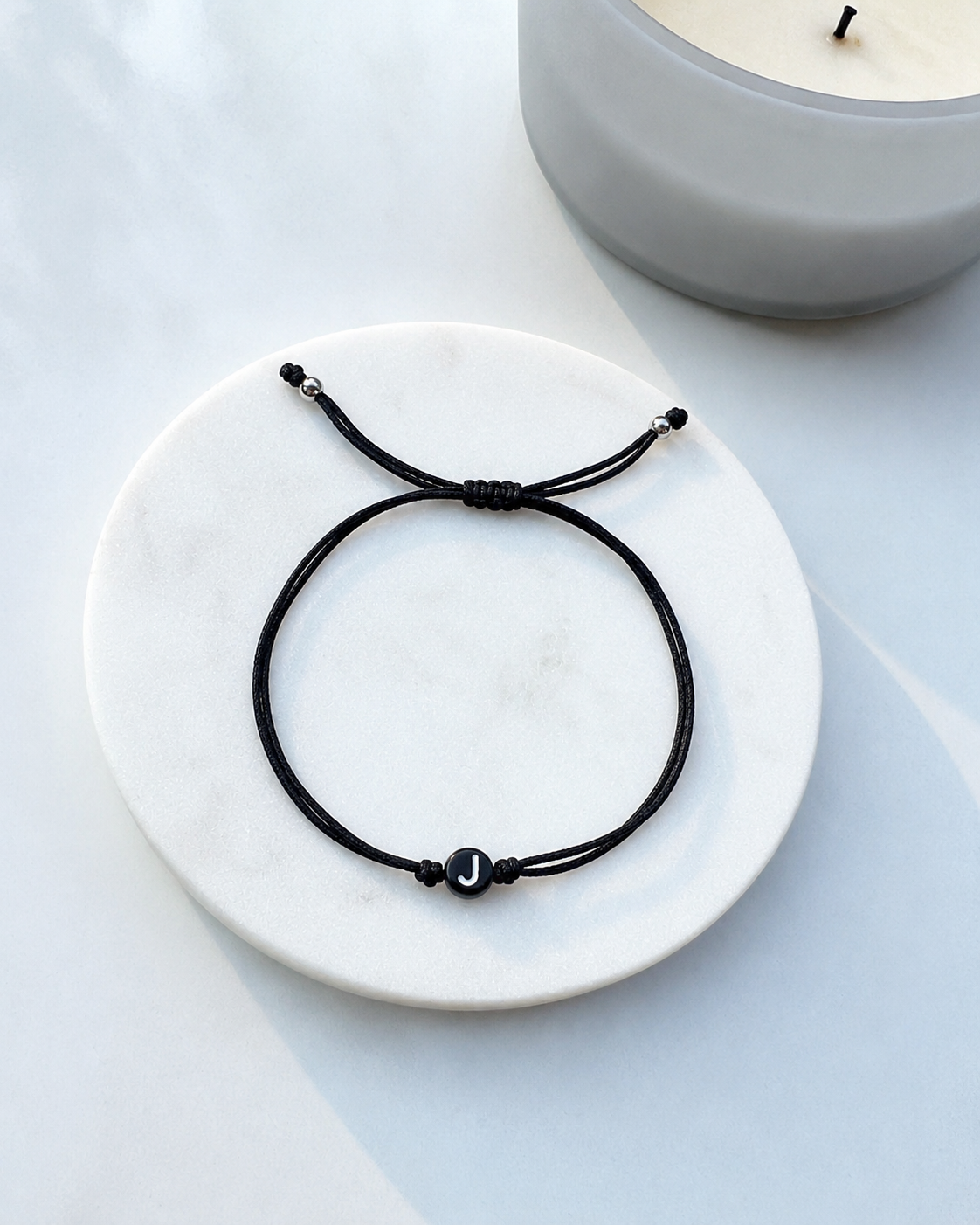 Men's Letter Adjustable String Bracelet 🖤