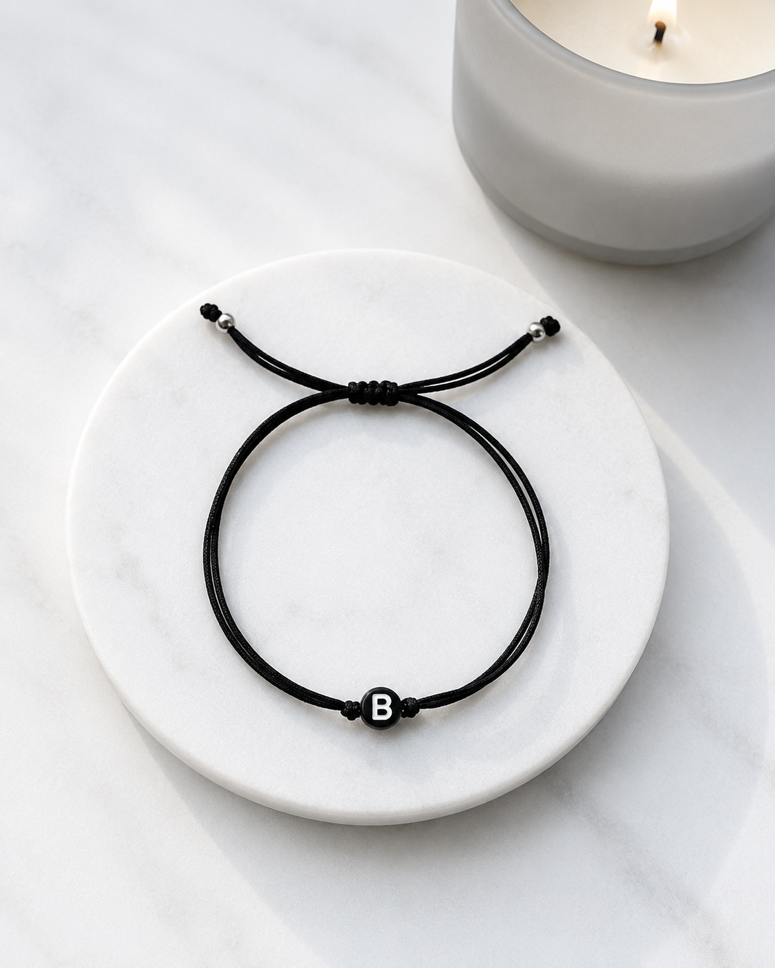 Men's Letter Adjustable String Bracelet 🖤