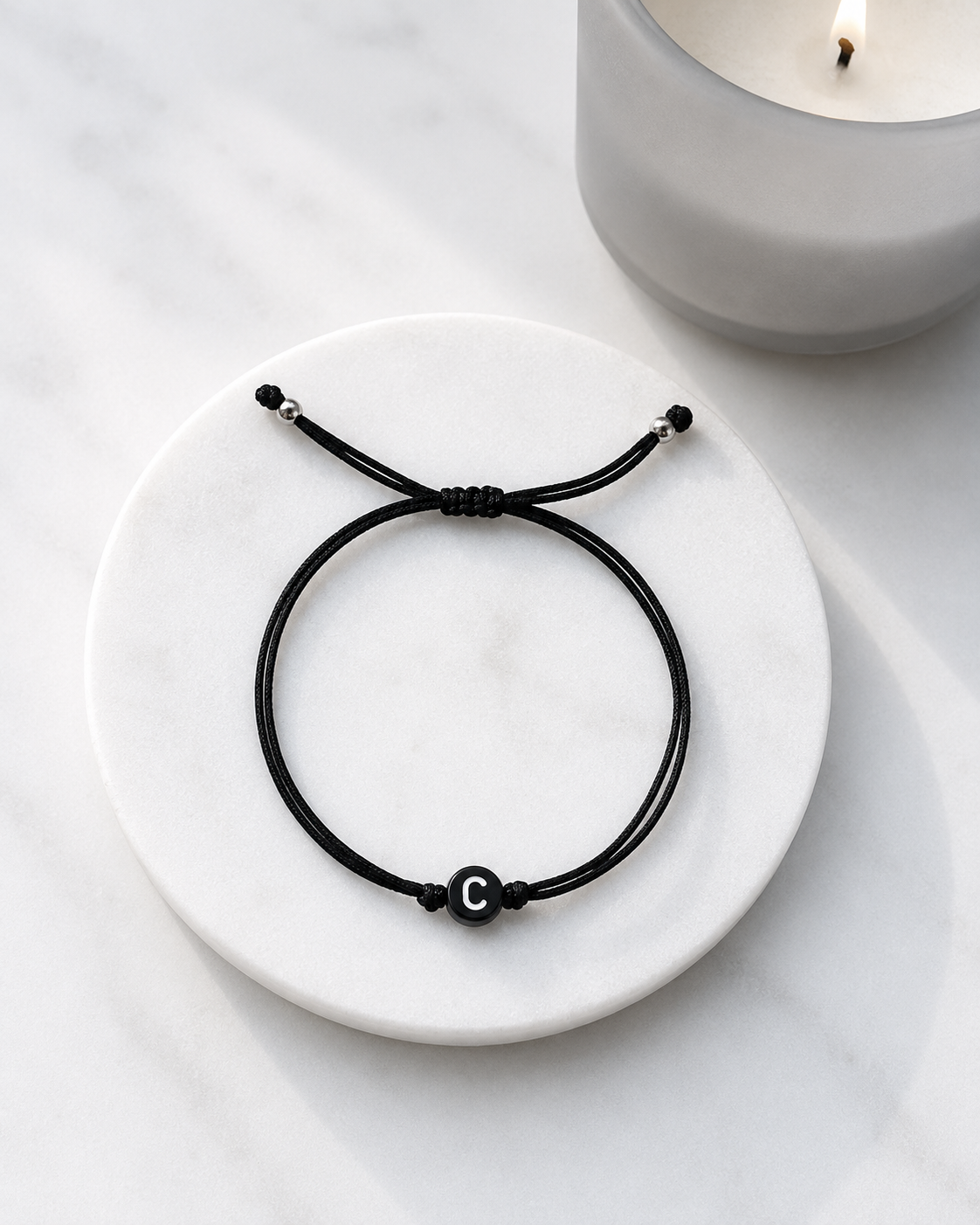 Men's Letter Adjustable String Bracelet 🖤