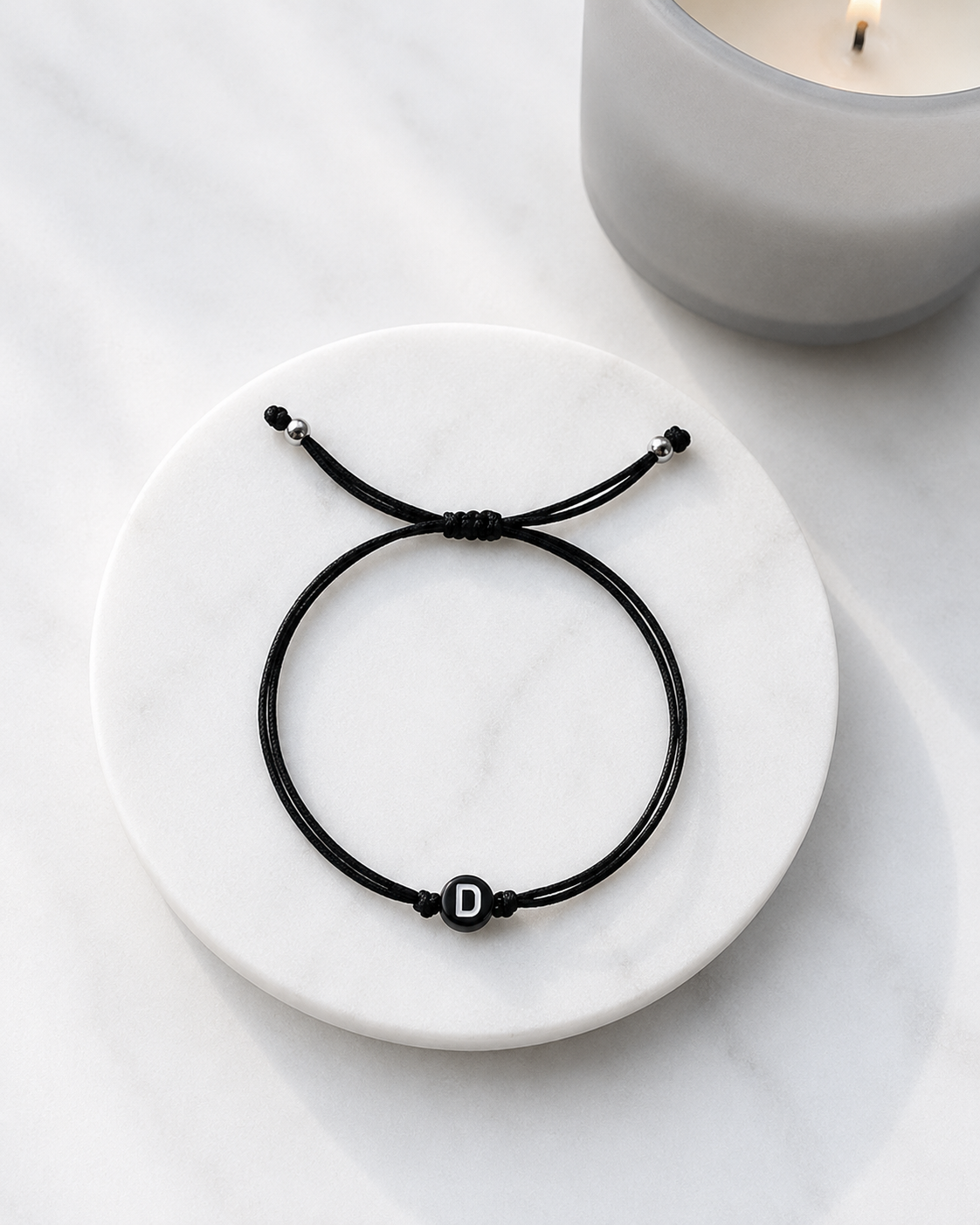 Men's Letter Adjustable String Bracelet 🖤