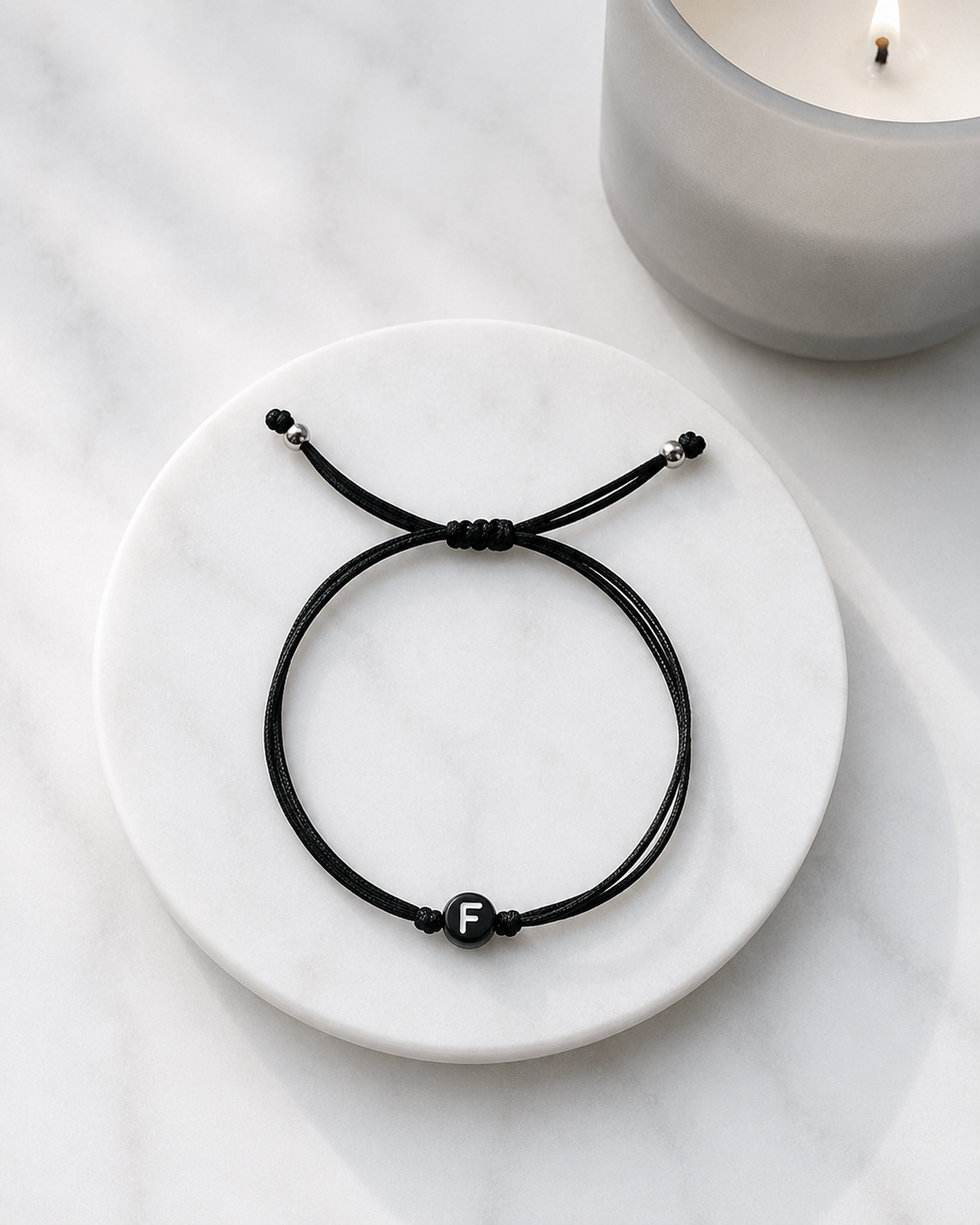 Men's Letter Adjustable String Bracelet 🖤