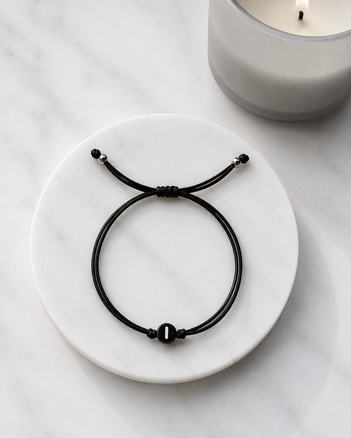 Men's Letter Adjustable String Bracelet 🖤