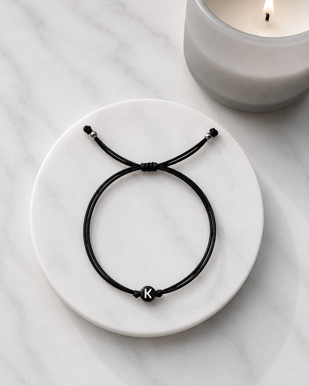 Men's Letter Adjustable String Bracelet