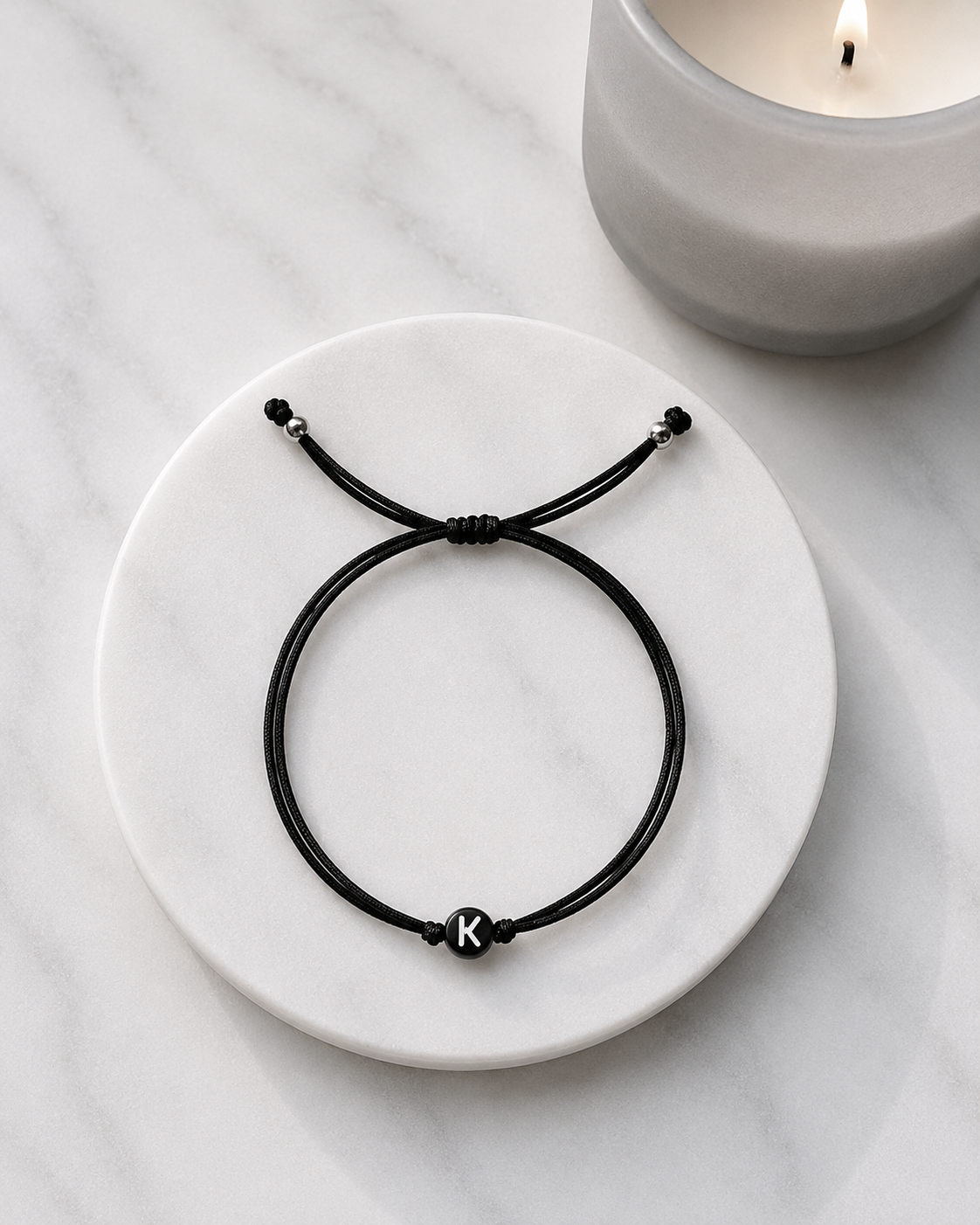 Men's Letter Adjustable String Bracelet 🖤