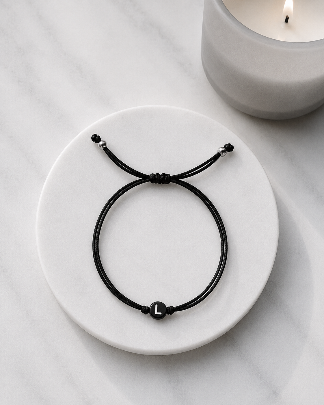 Men's Letter Adjustable String Bracelet 🖤
