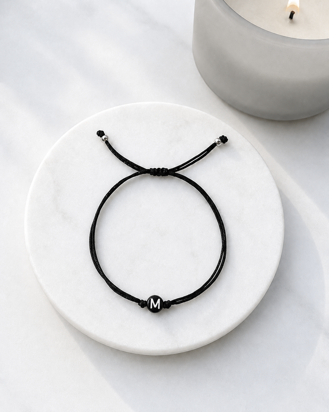 Men's Letter Adjustable String Bracelet 🖤