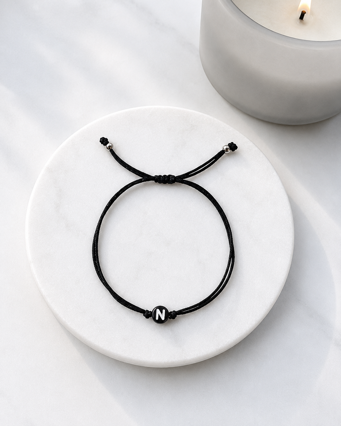 Men's Letter Adjustable String Bracelet 🖤