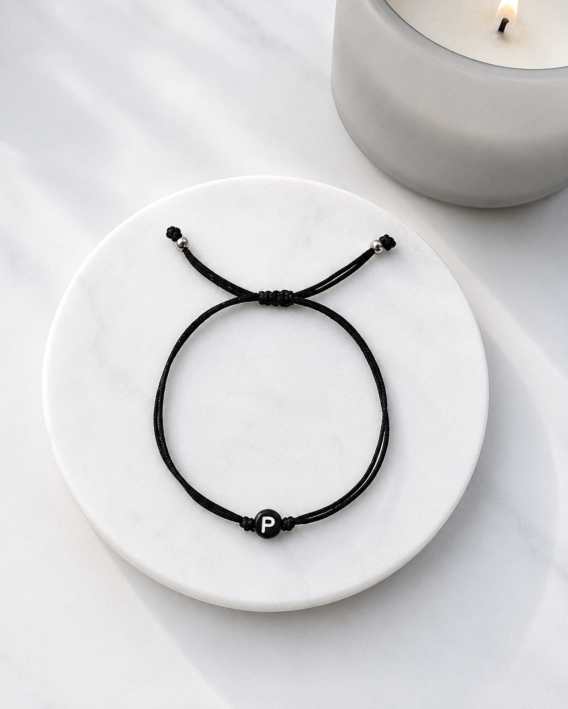 Men's Letter Adjustable String Bracelet 🖤