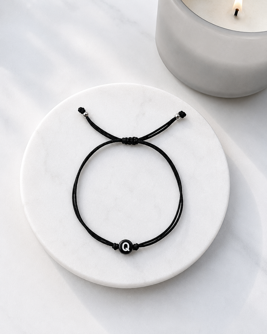 Men's Letter Adjustable String Bracelet 🖤