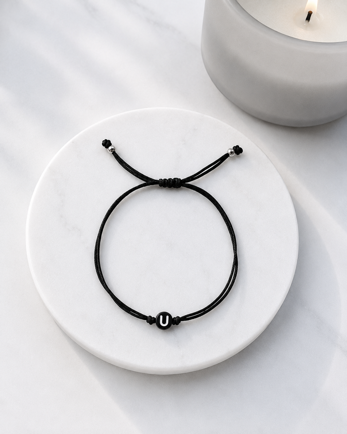 Men's Letter Adjustable String Bracelet 🖤