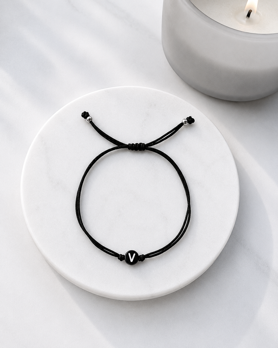 Men's Letter Adjustable String Bracelet 🖤