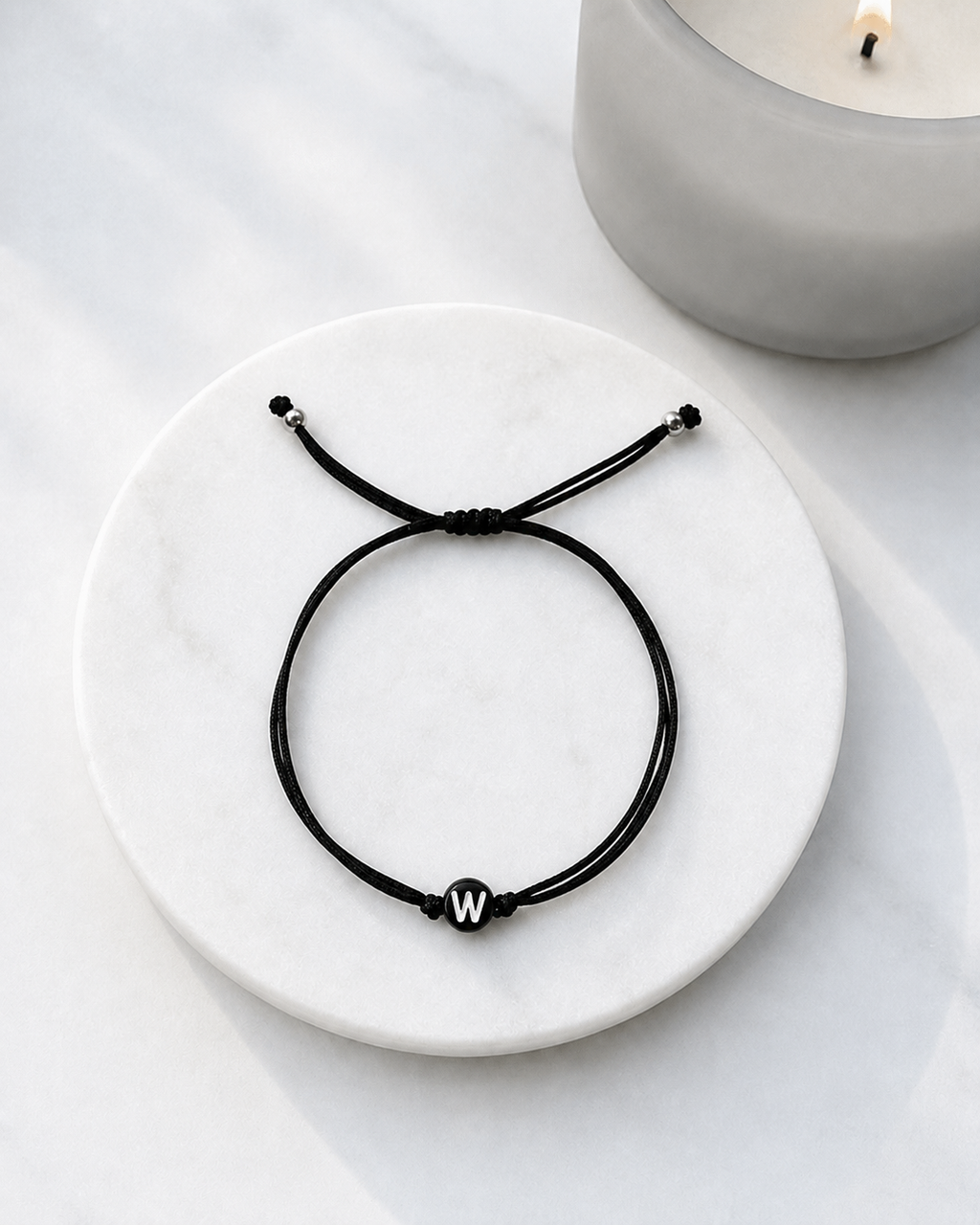 Men's Letter Adjustable String Bracelet
