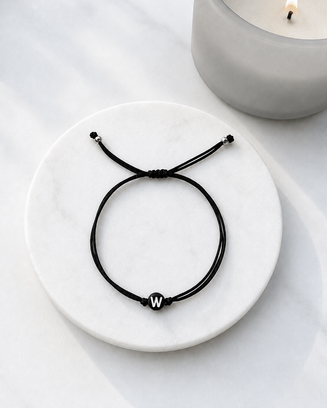 Men's Letter Adjustable String Bracelet 🖤