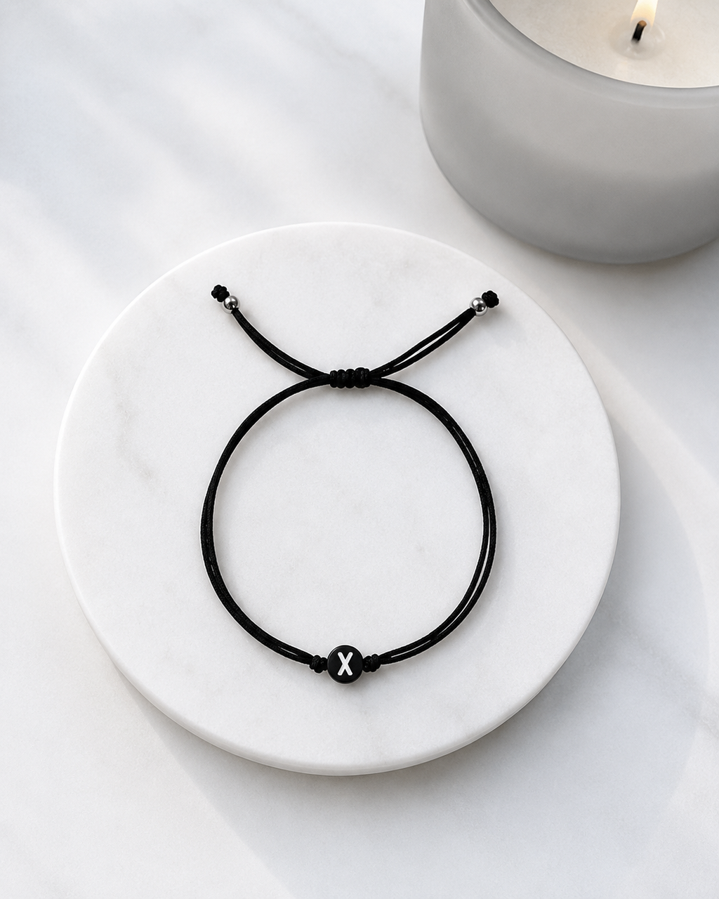 Men's Letter Adjustable String Bracelet
