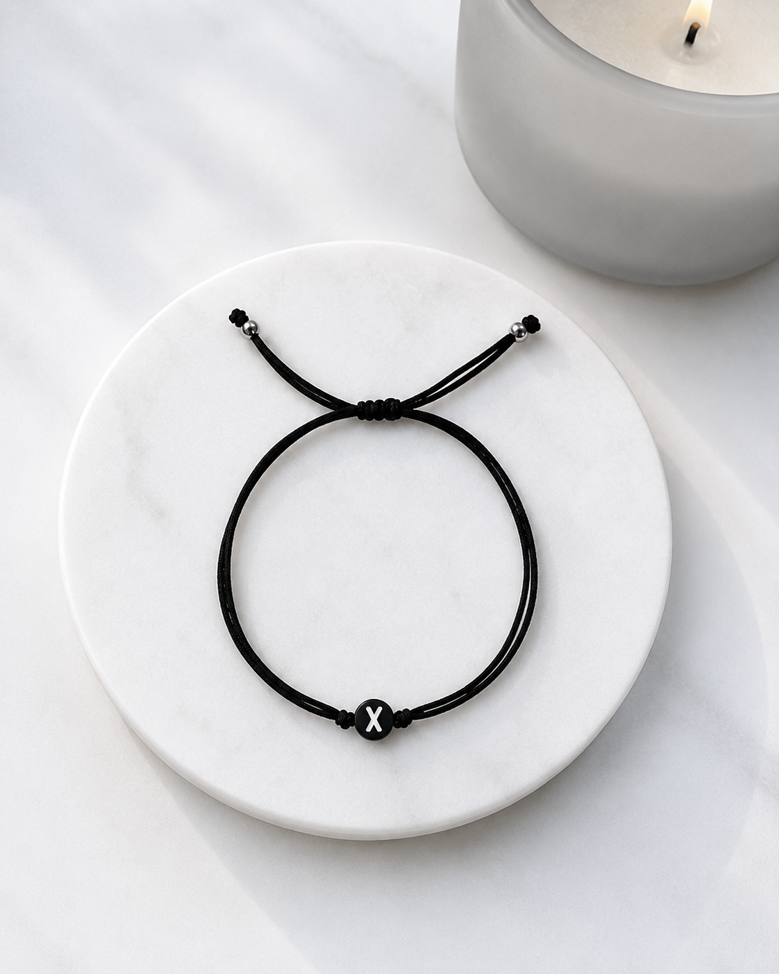 Men's Letter Adjustable String Bracelet 🖤