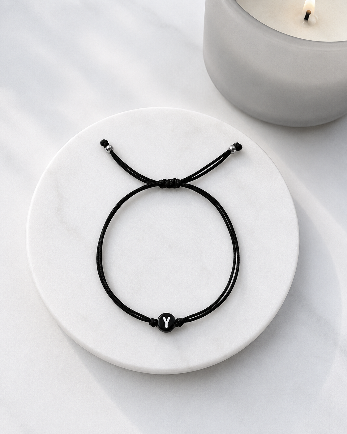 Men's Letter Adjustable String Bracelet 🖤