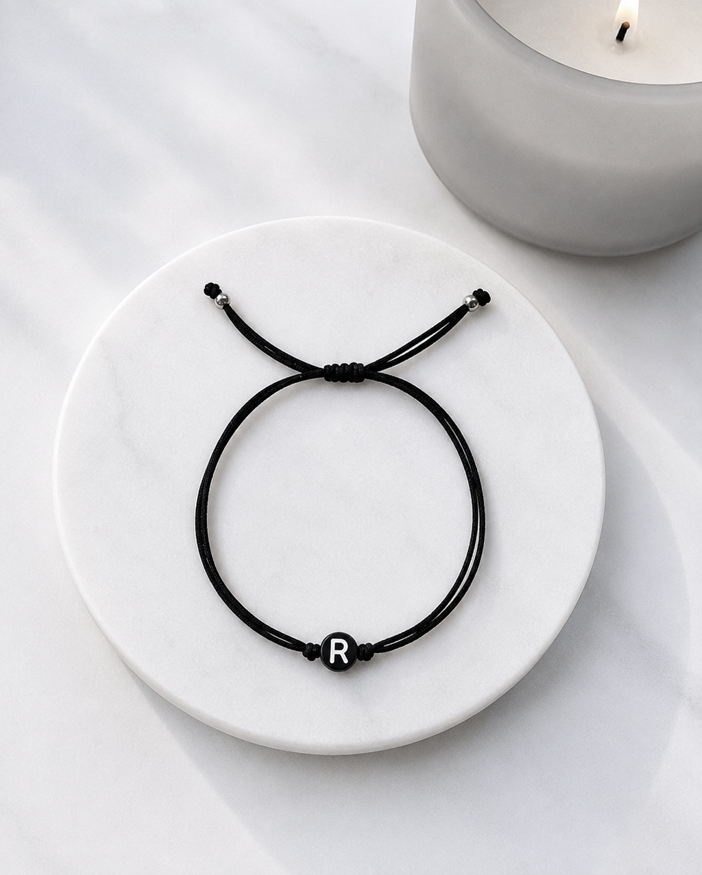 Men's Letter Adjustable String Bracelet