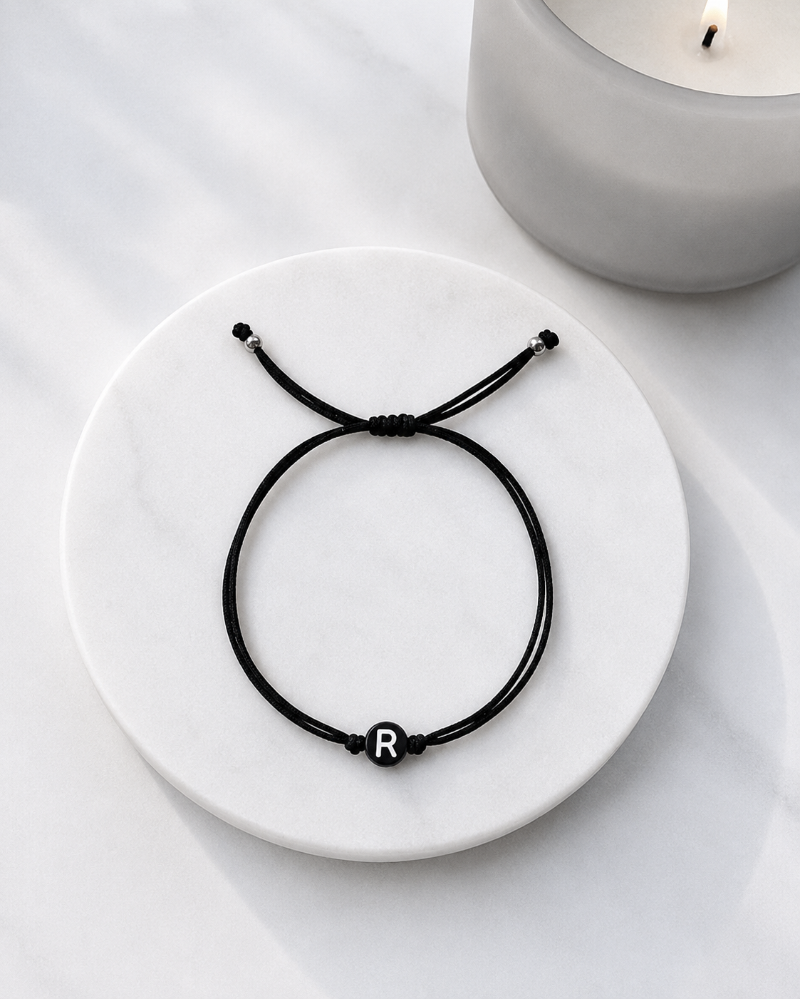 Men's Letter Adjustable String Bracelet 🖤