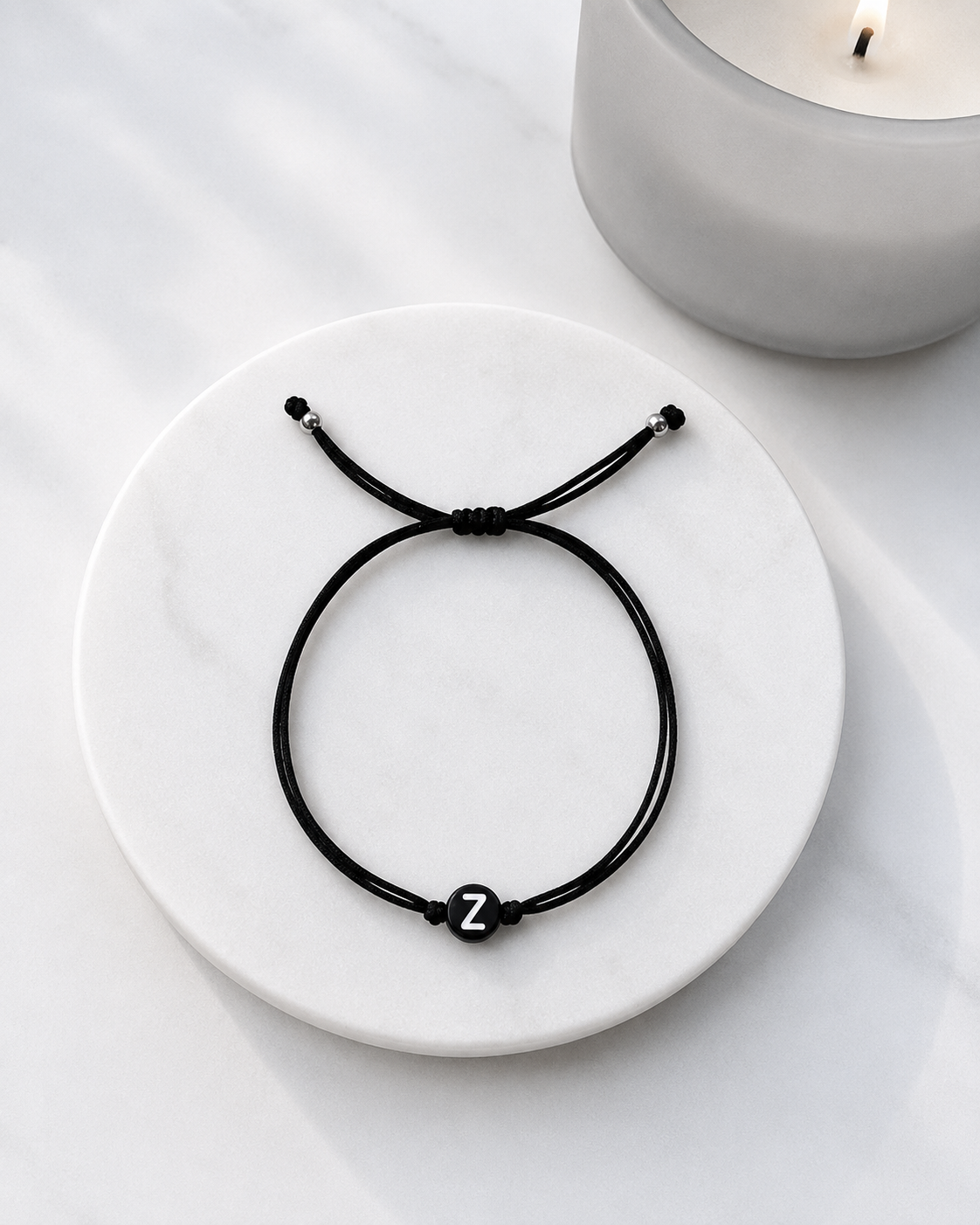 Men's Letter Adjustable String Bracelet 🖤