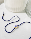 Mini Navy and White Evil Eye Rakhri