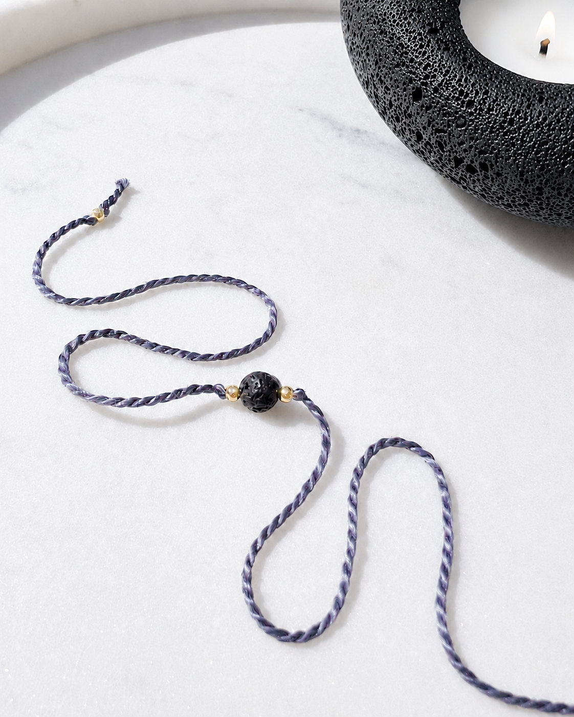 Natural Lava Rock Rakhi 🌋