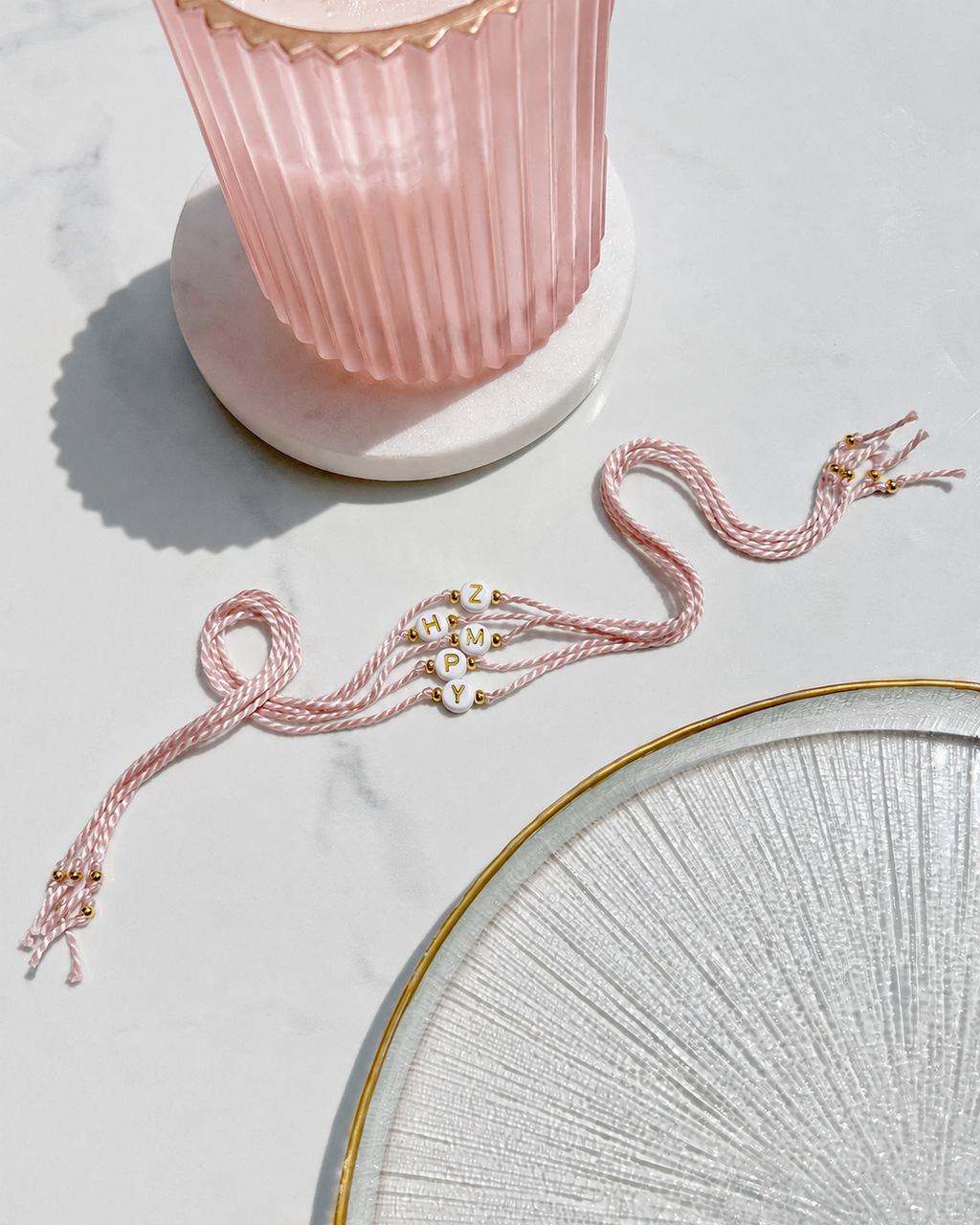Initial - Round Bead Rakhi 🔤