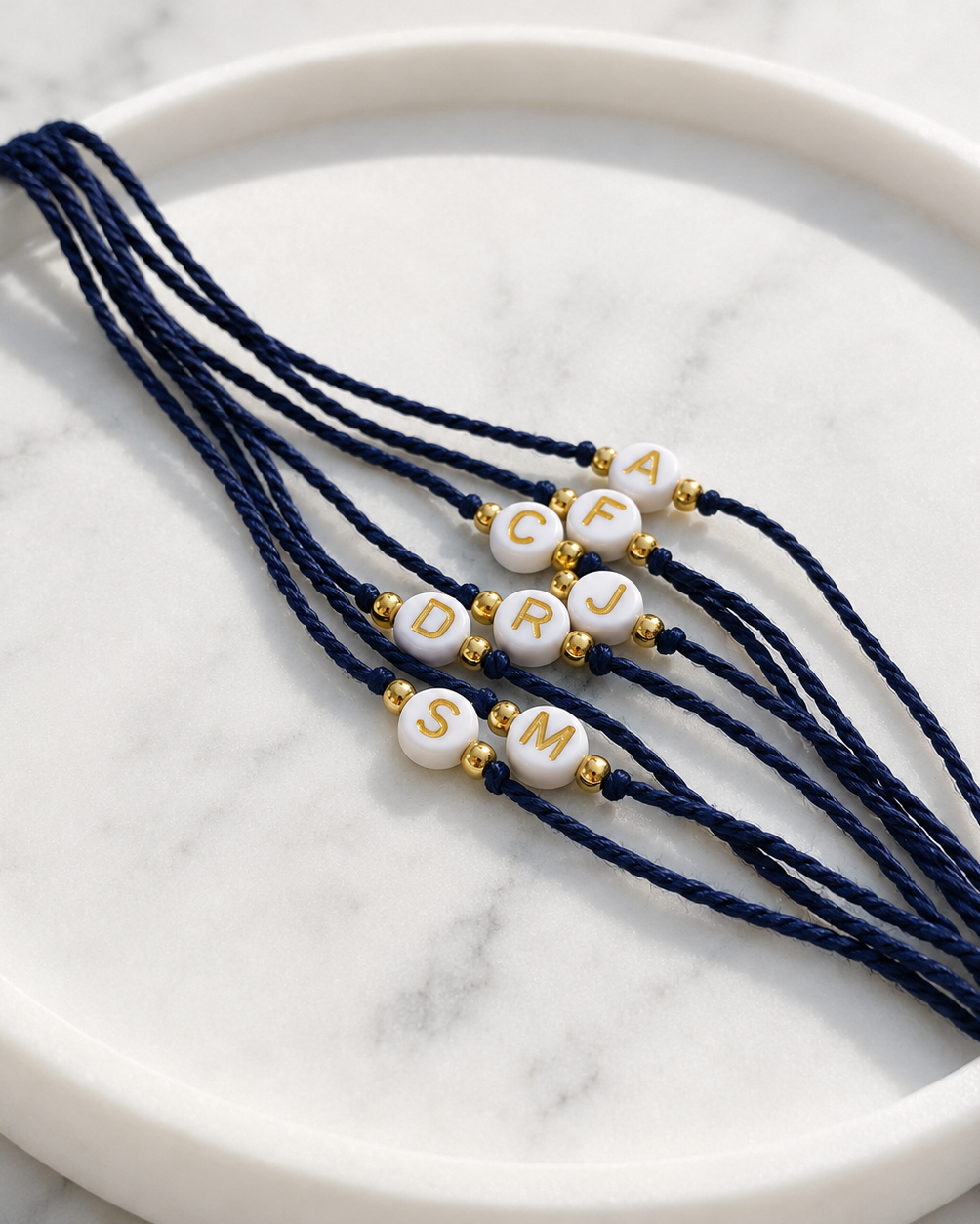 Initial - Round Bead Rakhi 🔤