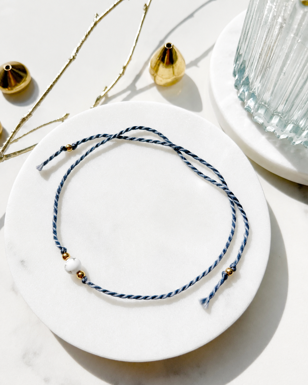 Natural Howlite Rakhi