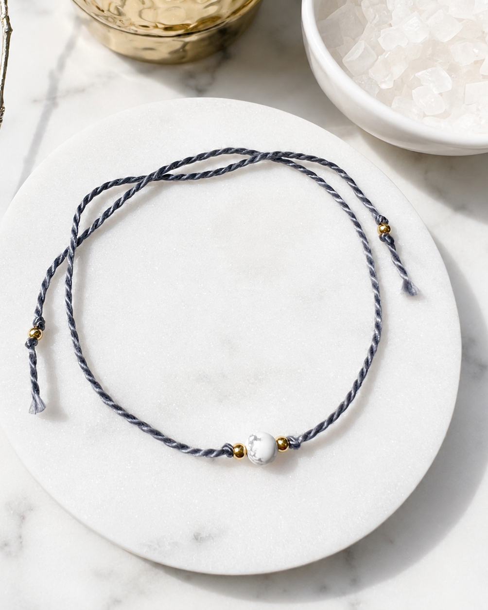 Natural Howlite Rakhi