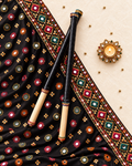 Adult's Personalised Dandiya Sticks - Black
