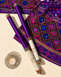 Children's Personalised Dandiya Sticks - Purple 