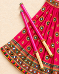 Adult's Personalised Dandiya Sticks - Fuchsia Pink