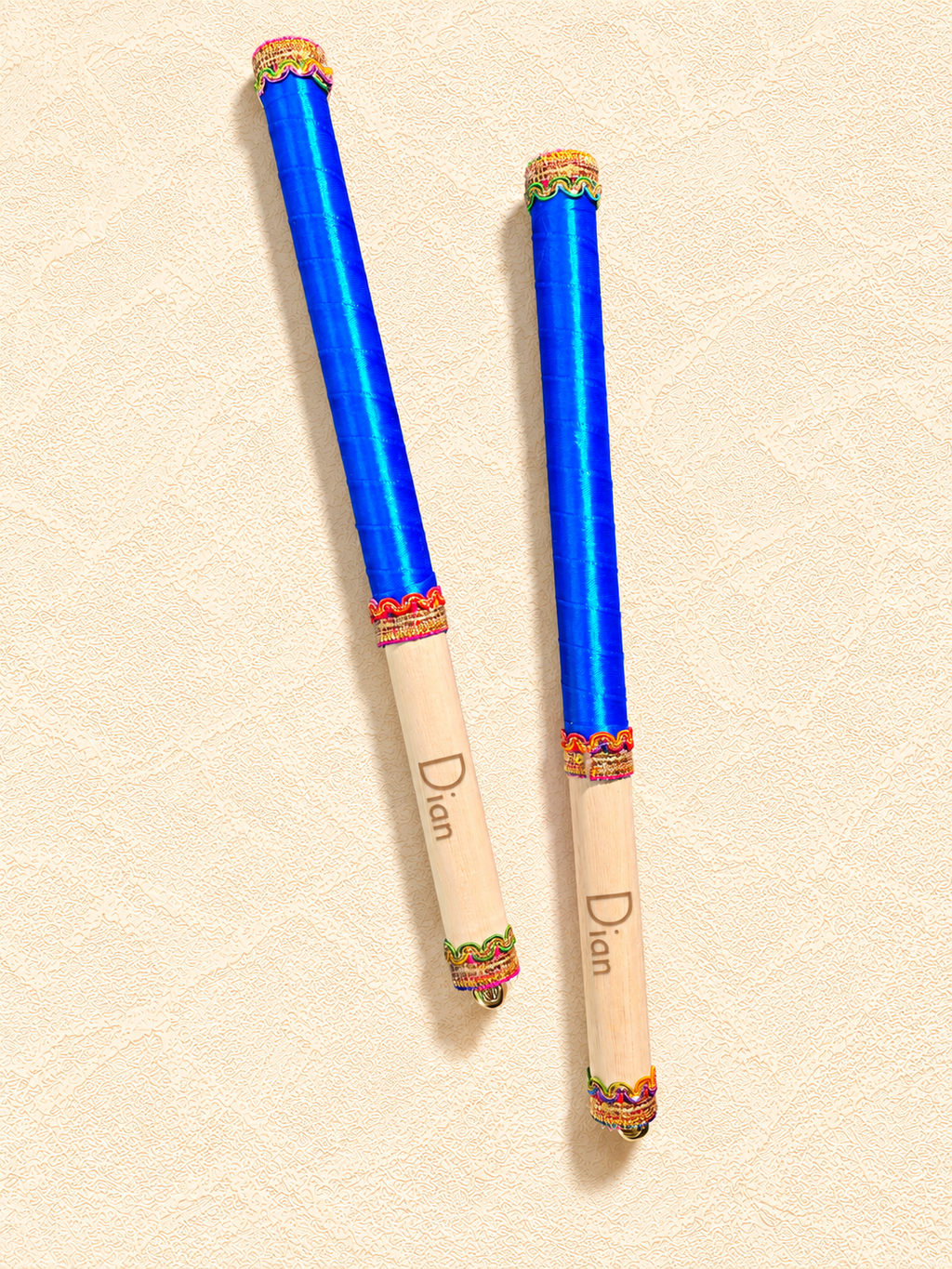 Children's Personalised Dandiya Sticks - Royal Blue