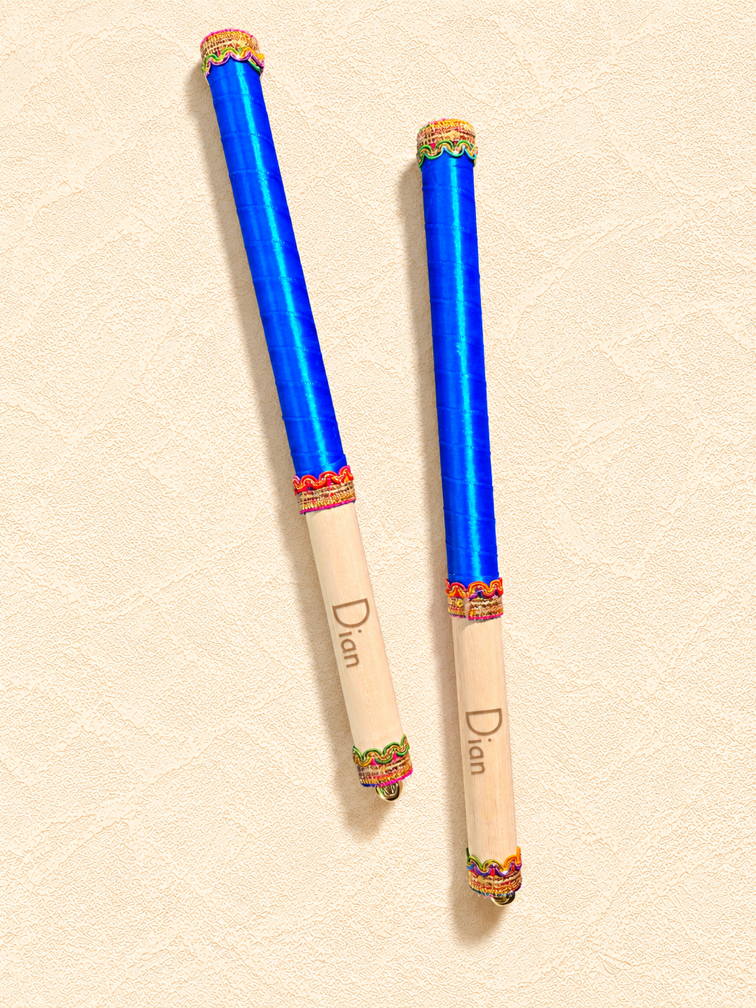 Children's Personalised Dandiya Sticks - Royal Blue