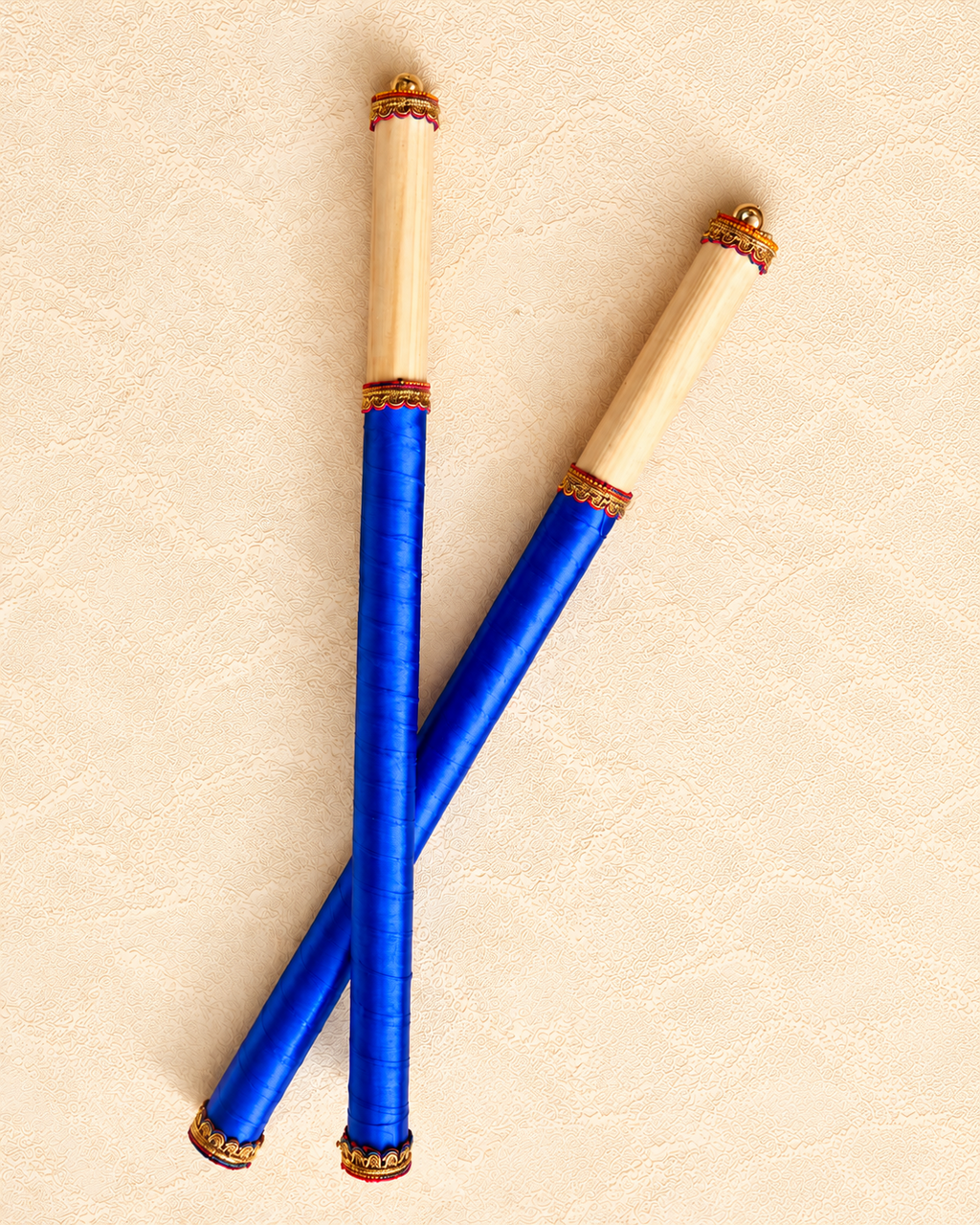 Adult's Personalised Dandiya Sticks - Royal Blue