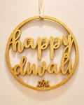 Happy Diwali Painted Wooden Decoration Sign