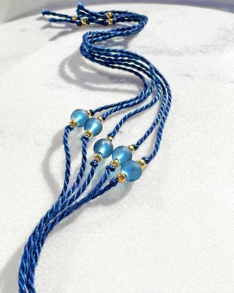 Navy Frosted Rakhri