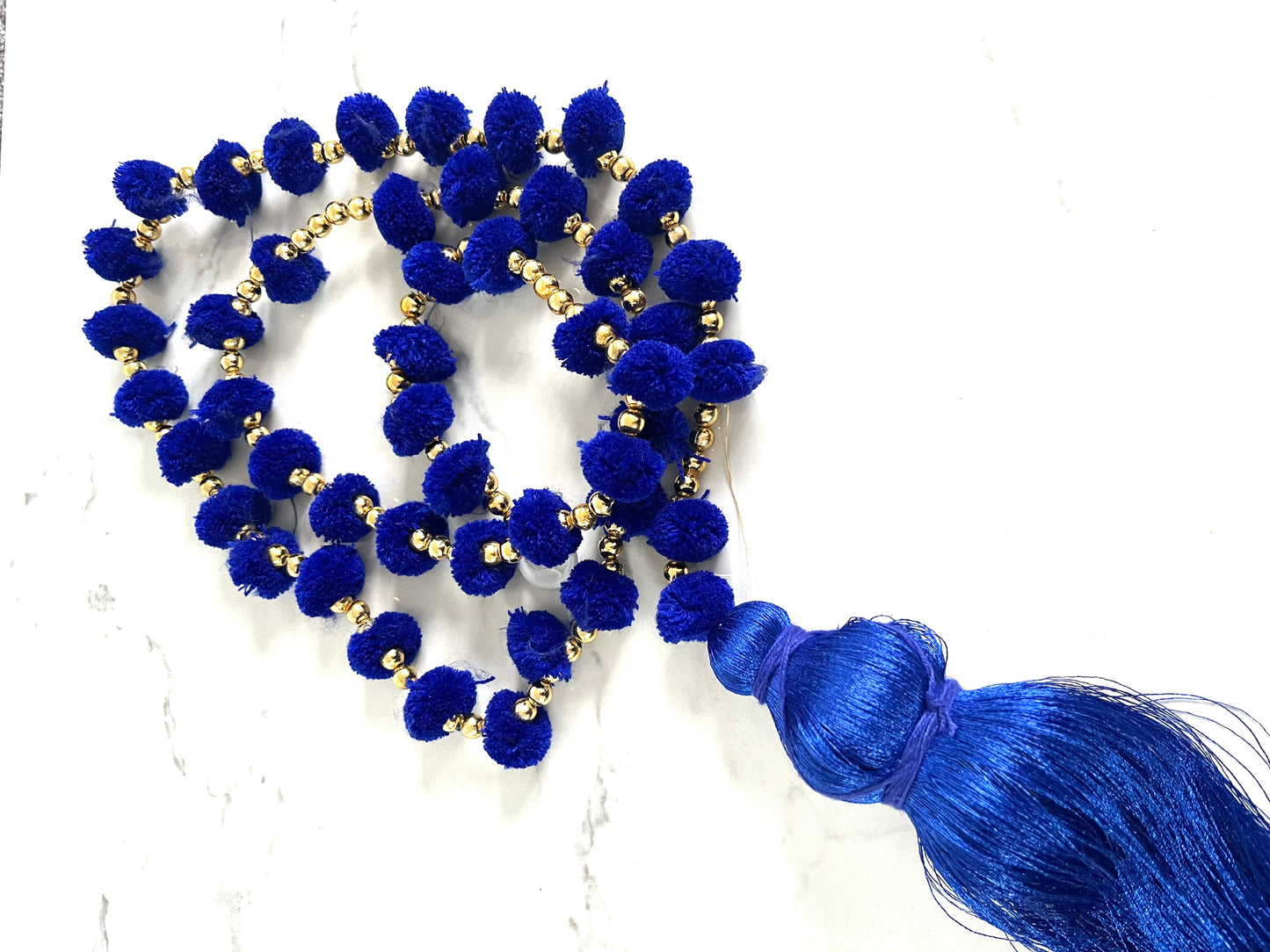 Blue Diwali Hanging Tassel Garland