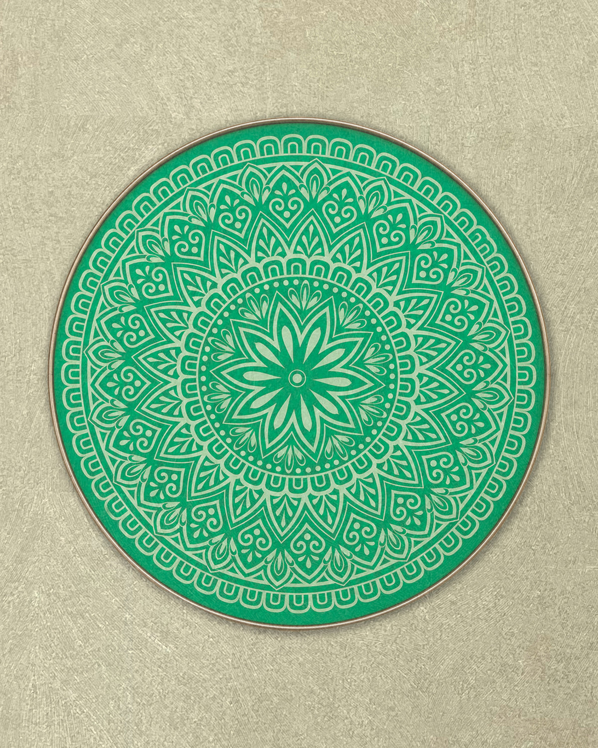 Extra Large 18 Inch Rangoli Net Stencil – Reusable Diwali Floor Decoration