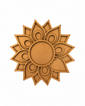 Perfectly Imperfect - 4" Marigold Wooden Rangoli Tray Only