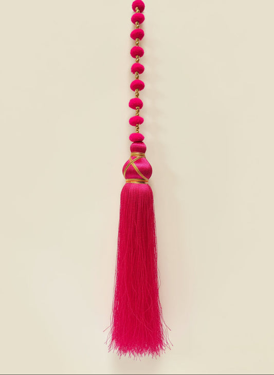 Hot Pink Diwali Tassel Hanging Garland ✨