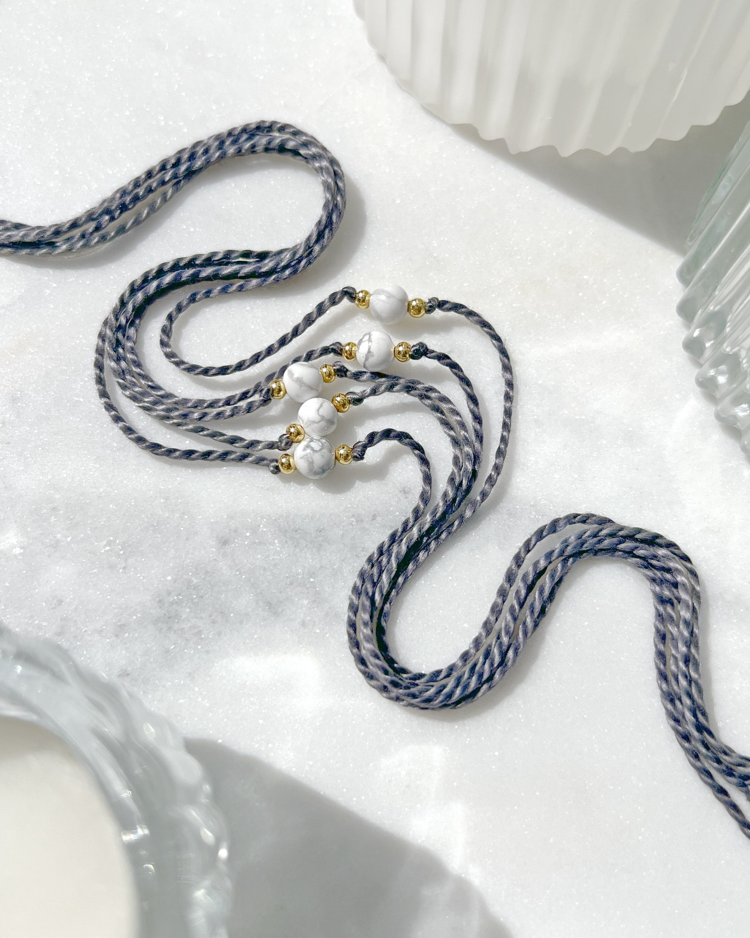 Natural Howlite Rakhi