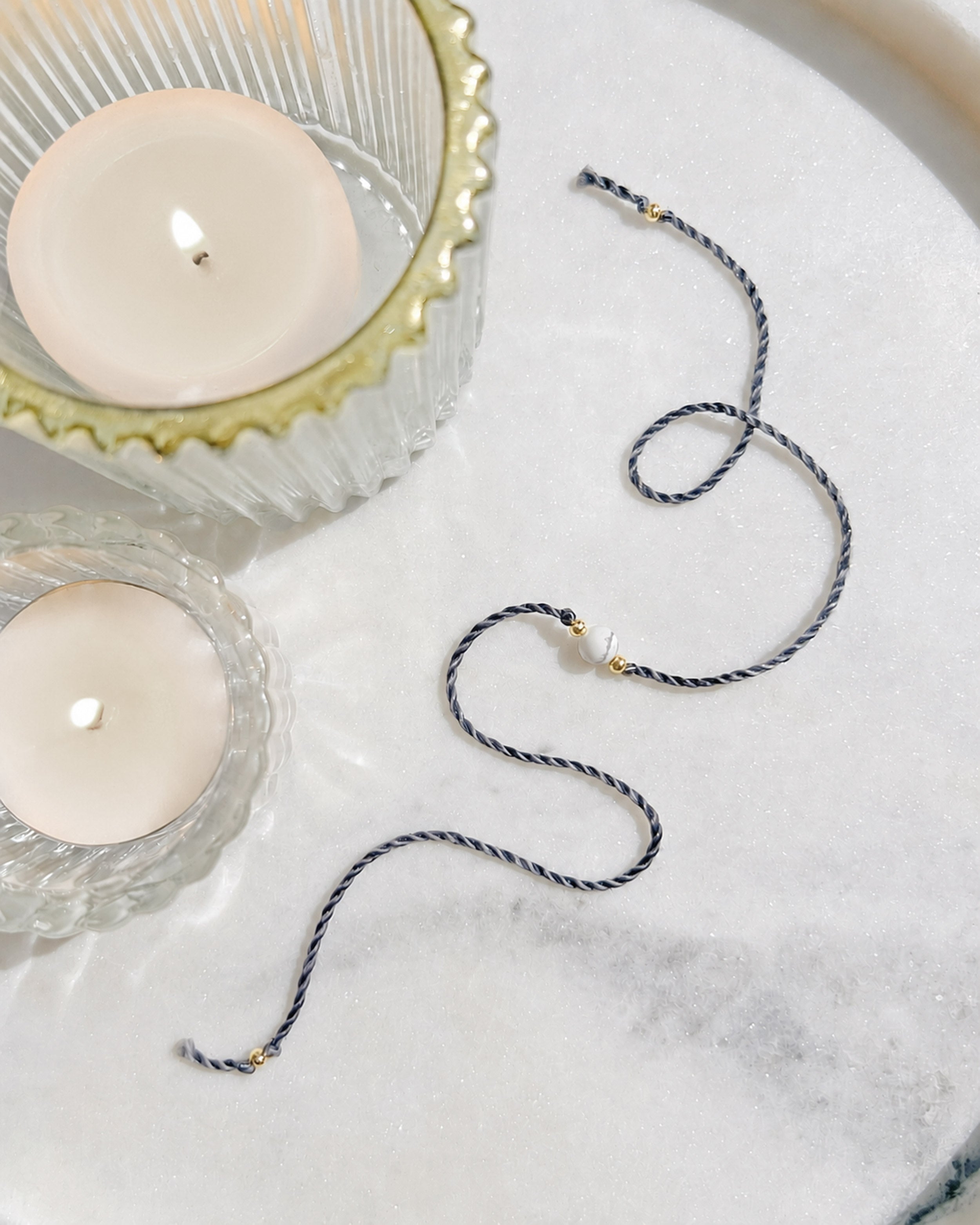 Natural Howlite Rakhi