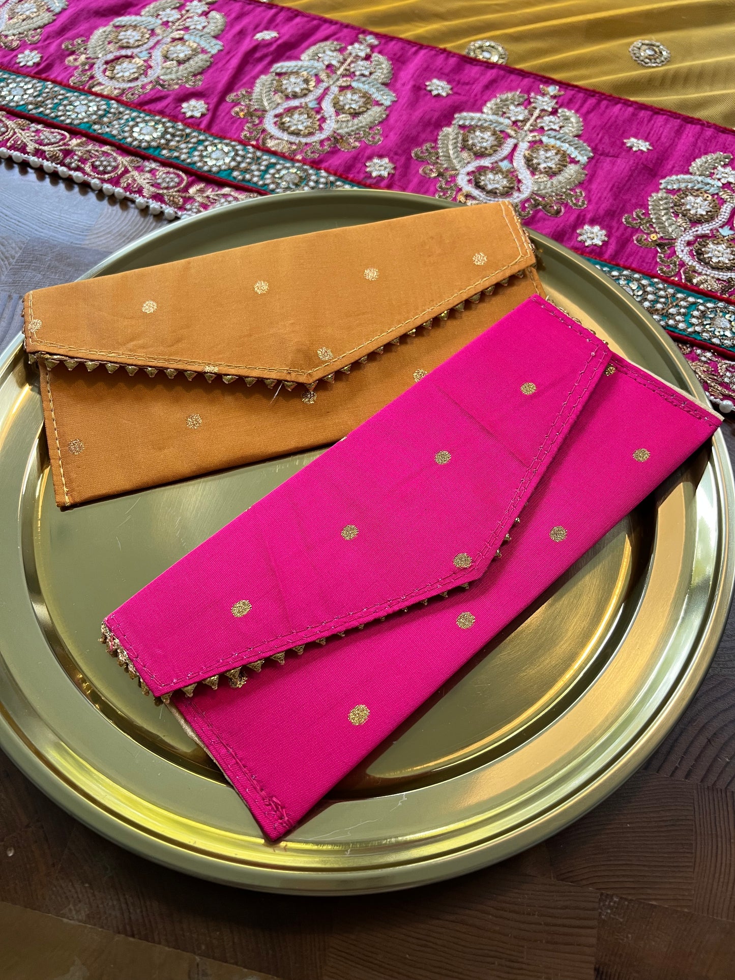 Diwali Fabric Gifting Envelope Pack of 3