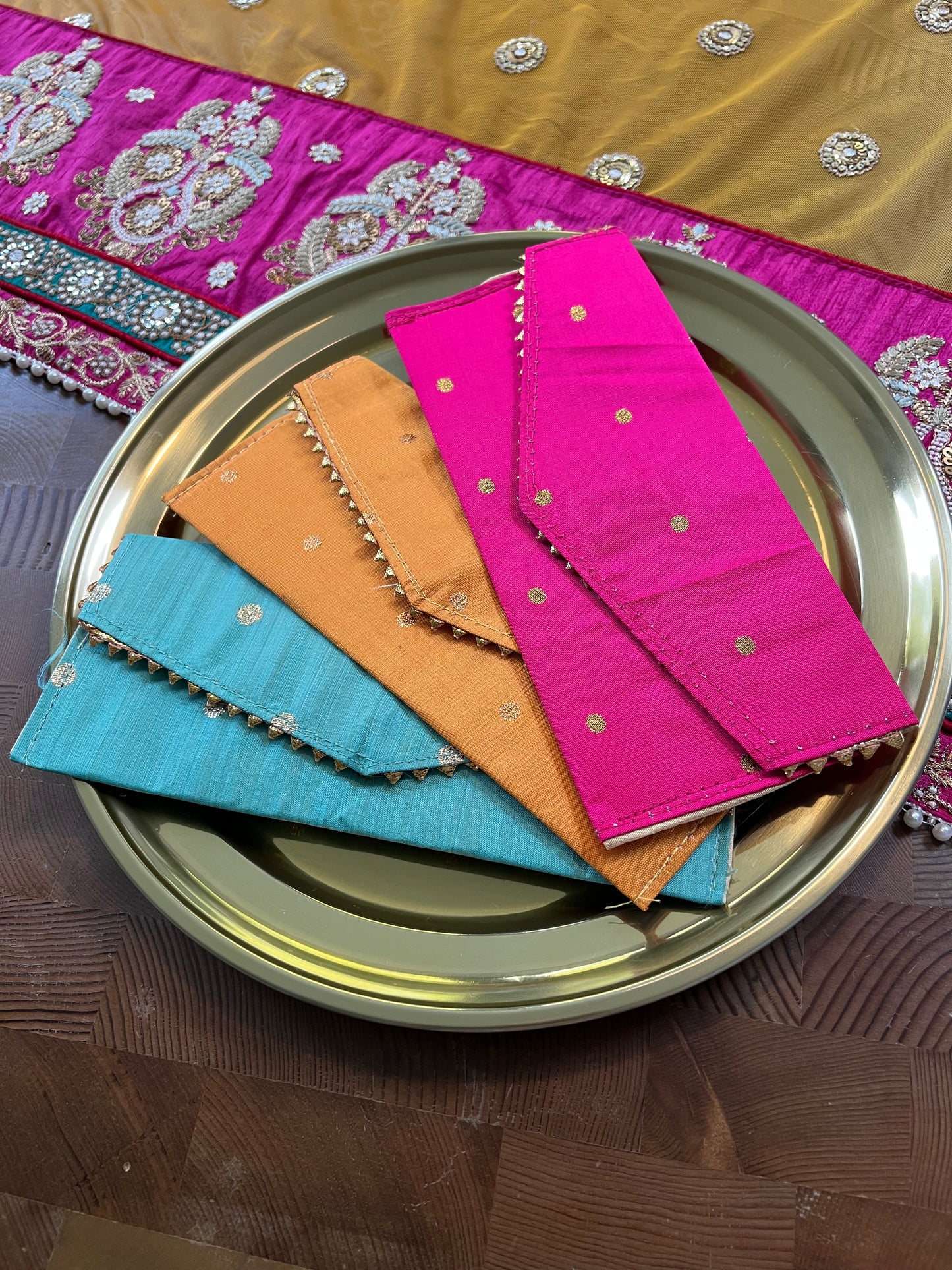 Diwali Fabric Gifting Envelope Pack of 3