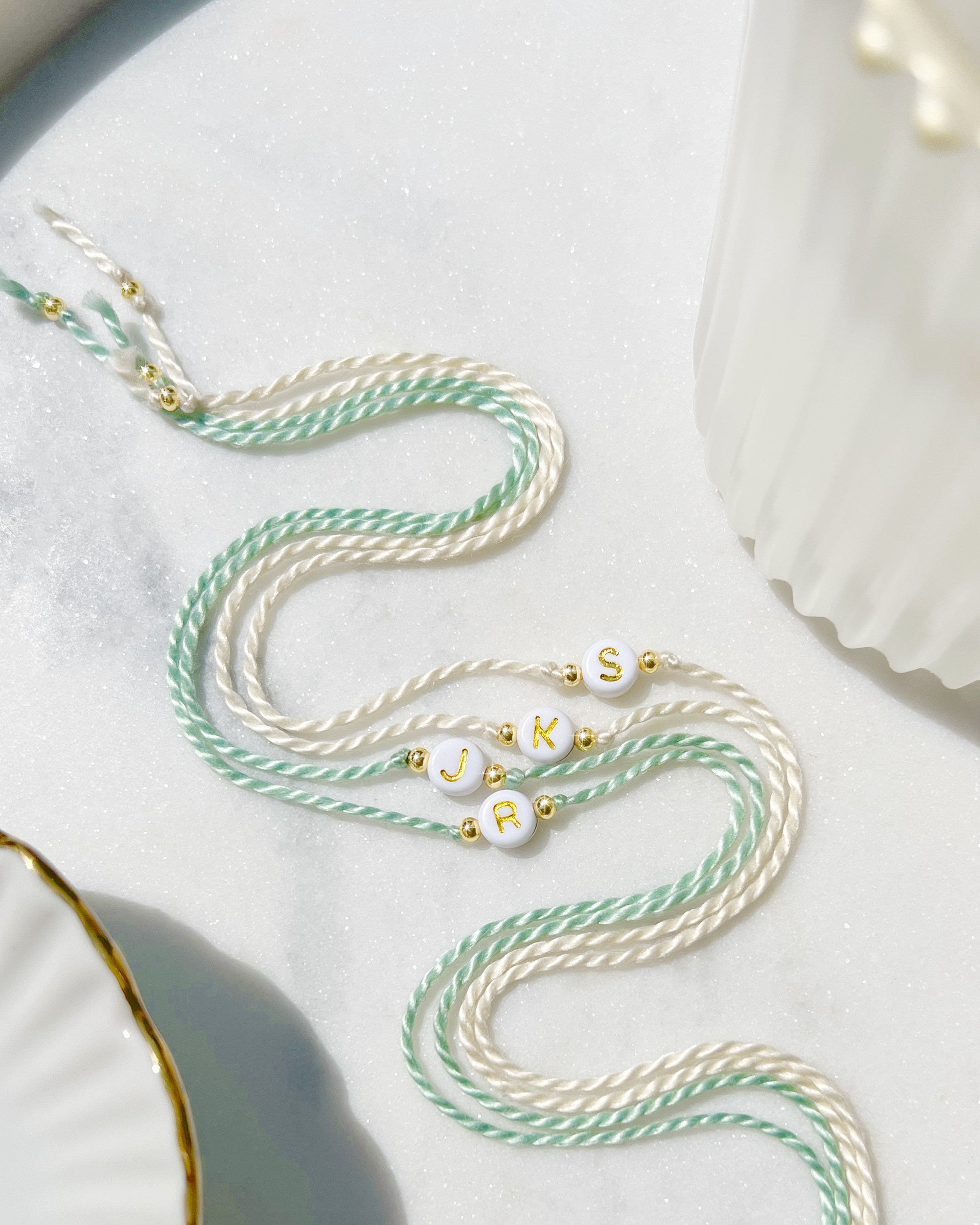 Initial - Round Bead Rakhi 🔤
