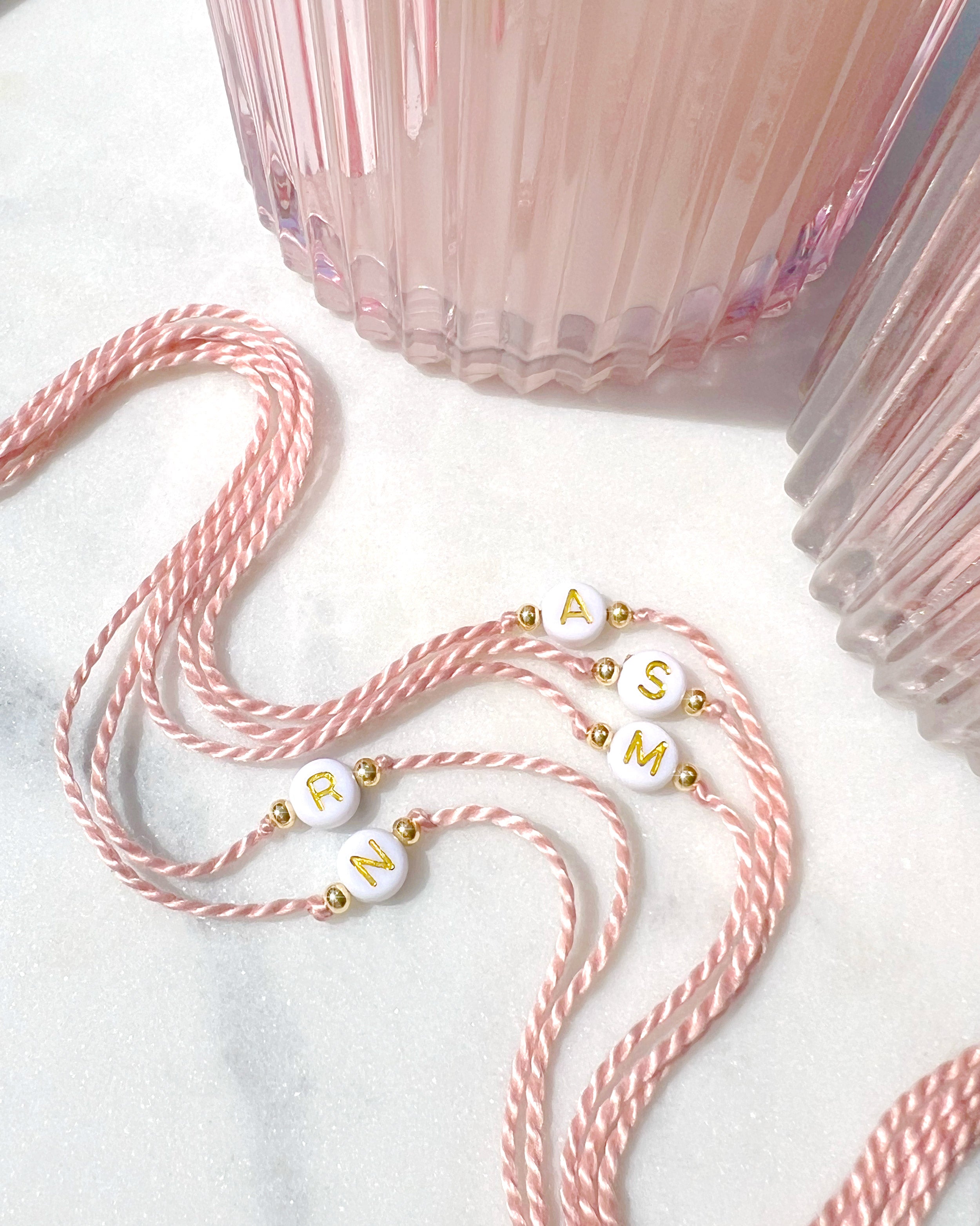 Initial - Round Bead Rakhi 🔤
