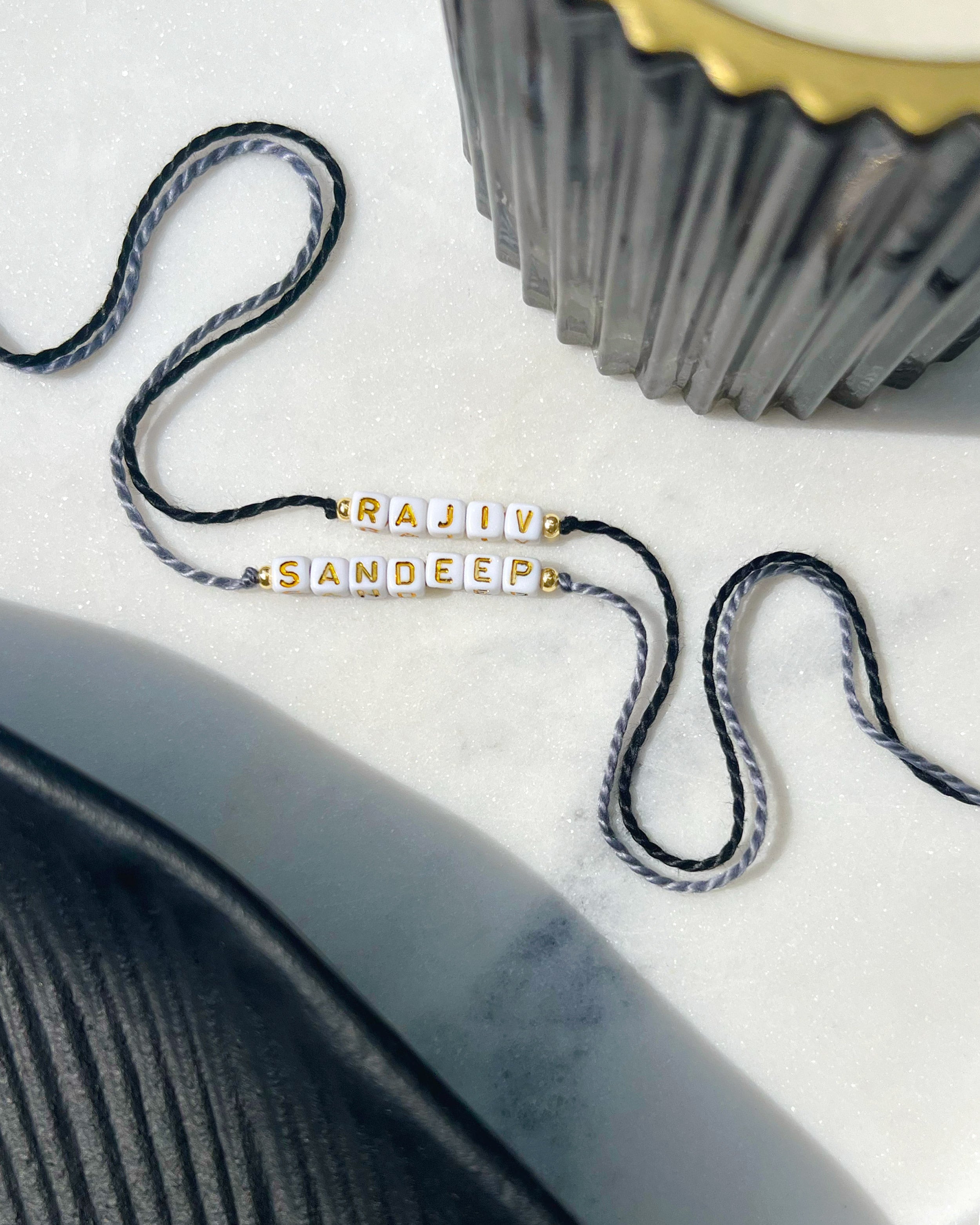 Personalised Mini Cube Name Rakhri