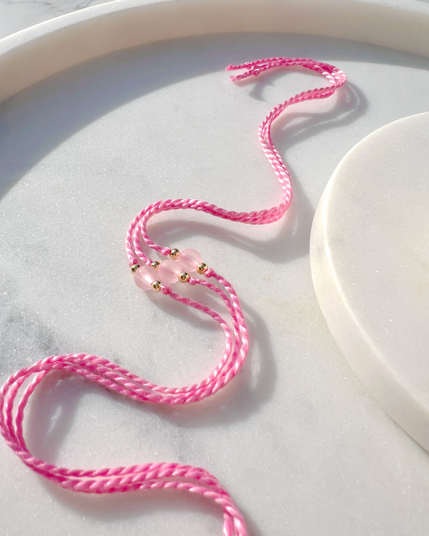 Baby Pink Frosted Rakhri 💕